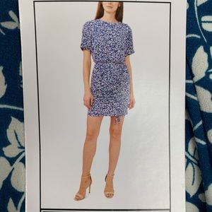 NWT Everlily Teal Ivory Floral Dress Size Small